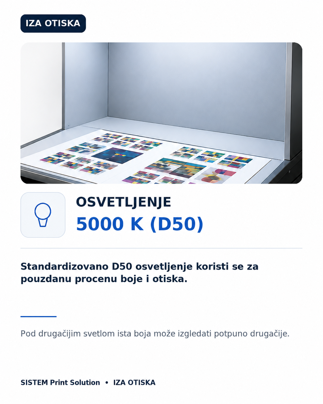 Osvetljenje 5000 K D50