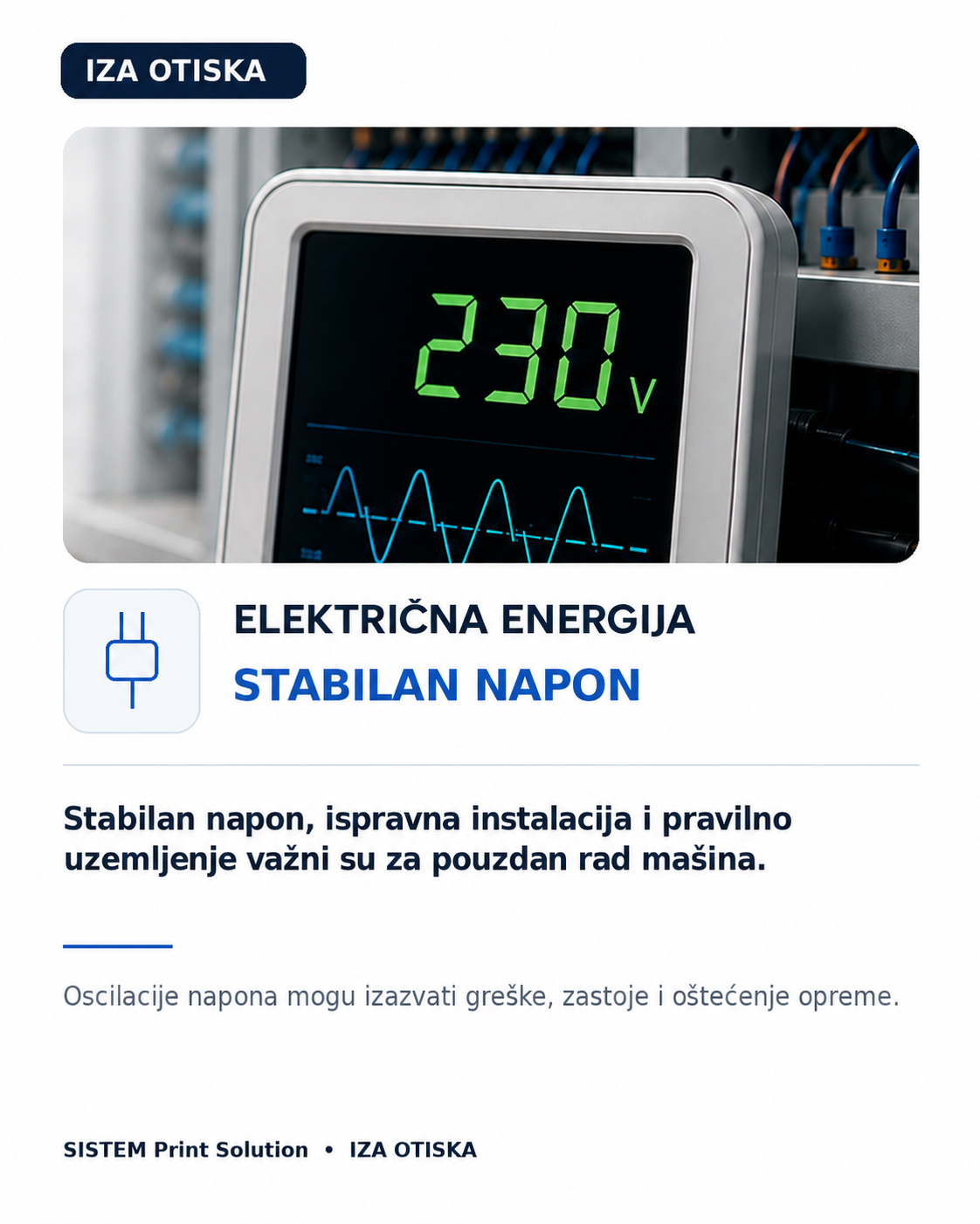 Električna energija – stabilan napon